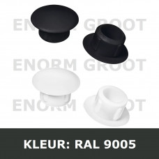 AFDICHTDOP 18X12X8,4MM RAL 9005 ZWART AFDICHTDOP 18X12X8,4MM RAL 9005 ZWART