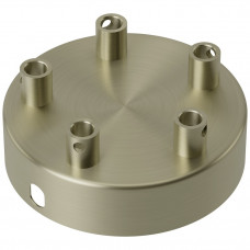 PLAFONDPLAAT 100MM 5-GATS BRONS MAT