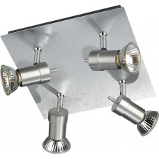 PLAFONDPLAAT TITAN 4 LICHTS ALUMINIUM 55084-48-10