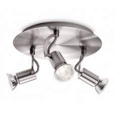 PLAFONDPLAAT KENDO 3 LICHTS STAAL 56183-17-10