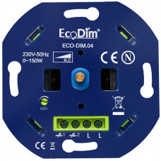 ECODIM 04 LED DIMMER 0-150W (RC) FASE AFSNIJDING ECODIM 04 LED DIMMER 0-150W (RC) FASE AFSNIJDING