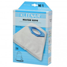 KLEENAIR NI-1 STOFZUIGER ZAKKEN NILFISK GS90 KLEENAIR NI-1 STOFZUIGER ZAKKEN NILFISK GS90