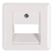 KOPP MILANO RJ11/RJ45 AFDEKPLAAT WIT KOPP MILANO RJ11/RJ45 AFDEKPLAAT WIT