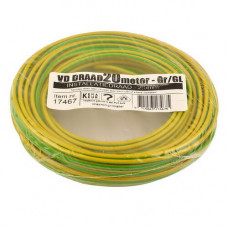 ROL 20MTR VD-DRAAD 2,5Q GEEL/GROEN ROL 20MTR VD-DRAAD 2,5Q GEEL/GROEN