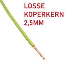 MONTAGESNOER 2,5MM² GEEL/GROEN MONTAGESNOER 2,5MM² GEEL/GROEN