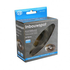 INBOUWSPOT GROTE RAND KANTELBAAR GEBORSTELD ALUMINIUM INBOUWSPOT GROTE RAND KANTELBAAR GEBORSTELD ALUMINIUM