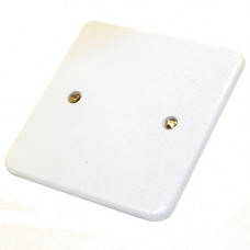 MUURPLAAT VIERKANT WIT 100X100MM +KLEM BEVESTIGING MUURPLAAT VIERKANT WIT 100X100MM +KLEM BEVESTIGING