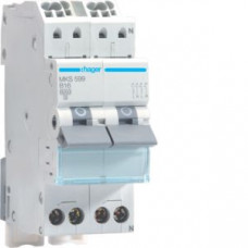 HAGER INSTALLATIE AUTOMAAT FORNUIS 16A 2X1P+2XN B-KAR HAGER INSTALLATIE AUTOMAAT FORNUIS 16A 2X1P+2XN B-KAR