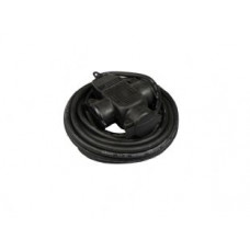 RUBBER 3-WEG KONTRASTEKKERBLOK + 5MTR NEOPREEN SNOER RUBBER 3-WEG KONTRASTEKKERBLOK + 5MTR NEOPREEN SNOER