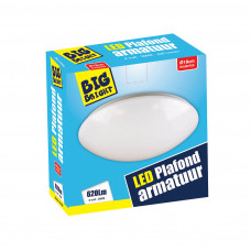 BIGBRIGHT LED PLAFOND/WAND ARMATUUR 8W 3000K - Ø 18CM WARM WIT BIGBRIGHT LED PLAFOND/WAND ARMATUUR 8W 3000K - Ø 18CM WARM WIT