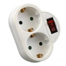 DOORVOER STEKKER 2V +SCHAKELAAR RA DOORVOER STEKKER 2V +SCHAKELAAR RA