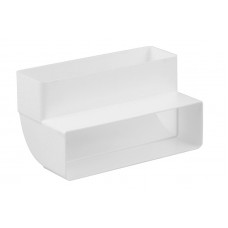 HOEKSTUK VENTILATIEBUIS VERTIKAAL 90º 204X60MM HOEKSTUK VENTILATIEBUIS VERTIKAAL 90º 204X60MM