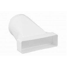 OVERGANGSSTUK VENTILATIEBUIS RECHT Ø125MM - 204X60MM OVERGANGSSTUK VENTILATIEBUIS RECHT Ø125MM - 204X60MM