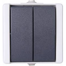 KOPP PRO-AQUA SERIE SCHAKELAAR GRIJS IP44 OPBOUW KOPP PRO-AQUA SERIE SCHAKELAAR GRIJS IP44 OPBOUW