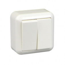 SERIE SCHAKELAAR OPBOUW WIT ELSO