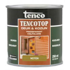 TENCOTOP DEUR & KOZIJN TRANSPARANT NOTEN 250ML TENCOTOP DEUR & KOZIJN TRANSPARANT NOTEN 250ML