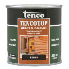 TENCOTOP DEUR & KOZIJN TRANSPARANT EBBEN 250ML TENCOTOP DEUR & KOZIJN TRANSPARANT EBBEN 250ML