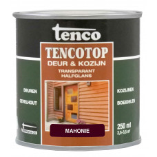TENCOTOP DEUR & KOZIJN TRANSPARANT MAHONIE 250ML TENCOTOP DEUR & KOZIJN TRANSPARANT MAHONIE 250ML
