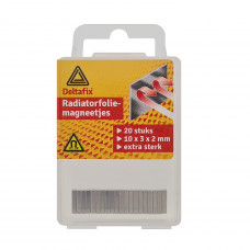 20X MAGNETEN NIKKEL 10X3X2MM RADIATORFOLIE (TBV 4 METER) 20X MAGNETEN NIKKEL 10X3X2MM RADIATORFOLIE (TBV 4 METER)