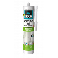 BISON ACRYLAATKIT STRUCTUUR WIT 300ML BISON ACRYLAATKIT STRUCTUUR WIT 300ML