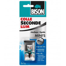 BISON SECONDELIJM VLOEIBAAR 3X MINI BISON SECONDELIJM VLOEIBAAR 3X MINI