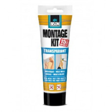 BISON MONTAGEKIT TRANSPARANT TUBE 250GRAM BISON MONTAGEKIT TRANSPARANT TUBE 250GRAM