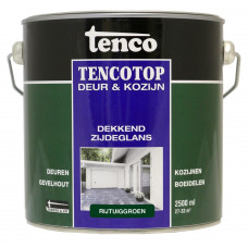 TENCOTOP DEKKEND ZIJDEGLANS RIJTUIGGROEN 2,5 LTR TENCOTOP DEKKEND ZIJDEGLANS RIJTUIGGROEN 2,5 LTR