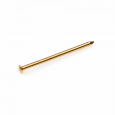 DRAADNAGEL BOMBEKOP MESSING 2,4X45MM 1KG DRAADNAGEL BOMBEKOP MESSING 2,4X45MM 1KG