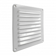 ALUMINIUM SCHOEPENROOSTER 195X195MM WIT ALUMINIUM SCHOEPENROOSTER 195X195MM WIT