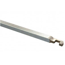 NEMEF ESPAGNOLET STAAF 1 (POMP) 150CM VERZINKT NEMEF ESPAGNOLET STAAF 1 (POMP) 150CM VERZINKT