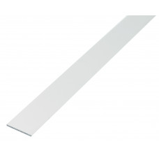 ALUMINIUM PLAT WIT 20X2MM 2,6MTR ALUMINIUM PLAT WIT 20X2MM 2,6MTR