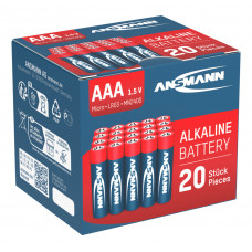 BOX A 20 STUKS ANSMANN ALKALINE BATTERIJEN AAA BOX A 20 STUKS ANSMANN ALKALINE BATTERIJEN AAA