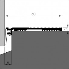 ELLEN ALUMINIUM TOCHT/ SLIJTSTRIP ANB-7 50X3MM 300CM ELLEN ALUMINIUM TOCHT/ SLIJTSTRIP ANB-7 50X3MM 300CM
