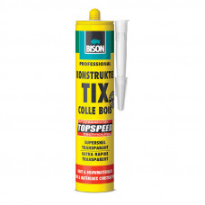 BISON KONSTRUKTIE TIX TOPSPEED TRANSPARANT 310ML BISON KONSTRUKTIE TIX TOPSPEED TRANSPARANT 310ML