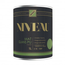 NIVEAU LAK PU MATGLANS TERPENTINE (WIT/P) 500ML NIVEAU LAK PU MATGLANS TERPENTINE (WIT/P) 500ML