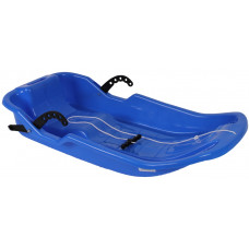 SLEDE KUNSTSTOF GEEL/BLAUW