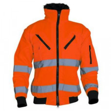 PILOTJACK ORANJE +REFLECTIE STREPEN MT XL