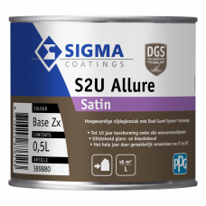 SIGMA S2U ALLURE SATIN BASIS ZX / MENGVERF 0,395LTR SIGMA S2U ALLURE SATIN BASIS ZX / MENGVERF 0,395LTR