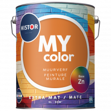 HISTOR MY COLOR MUURVERF EXTRA MAT BASIS ZN - 4.63 LTR HISTOR MY COLOR MUURVERF EXTRA MAT BASIS ZN - 4.63 LTR