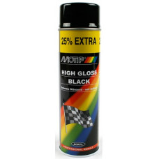 MOTIP RALLY VERF HOOGGLANS ZWART 500ML MOTIP RALLY VERF HOOGGLANS ZWART 500ML