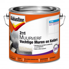 ALABASTINE 2IN1 VOOR VOCHTIGE MUREN 2,5LTR ALABASTINE 2IN1 VOOR VOCHTIGE MUREN 2,5LTR