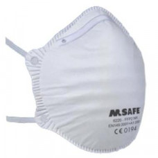 M-SAFE 6220 STOFMASKER FFP2 NR ( DOOS=20 STUKS) M-SAFE 6220 STOFMASKER FFP2 NR ( DOOS=20 STUKS)