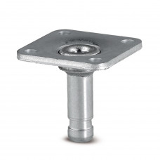 STIFT (AS 8MM) + PLAAT 38X38MM TBV ZWENKWIEL