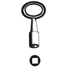 DOORNSLEUTEL 6MM VIERKANT DOORNSLEUTEL 6MM VIERKANT