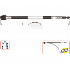 ROTEC SNELSPAN BITHOUDER FLEXIBEL 225MM