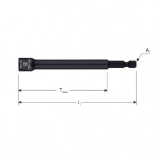 ROTEC IMPACT DOPSLEUTEL EXTRA DIEP 8MM