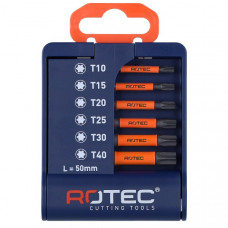 ROTEC IMPACT BITSET TORX 6-DELIG ROTEC IMPACT BITSET TORX 6-DELIG