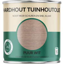 TUINHOUTOLIE HARDHOUT PUUR WIT 750ML