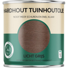 TUINHOUTOLIE HARDHOUT LICHT GRIJS 750ML