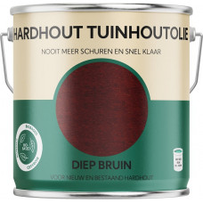 TUINHOUTOLIE HARDHOUT DIEP BRUIN 2,5LTR